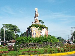 Monumento a San Girolamo, dottore dei poveri.  Masaya, Nicaragua.  Anno 2012 - panorama.jpg