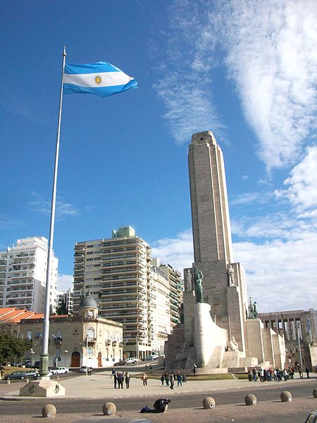 National Flag Memorial, downtown Rosario