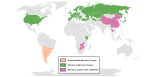 Verbreitungskarte Myocastor coypus