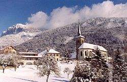 Skyline of Nâves-Parmelan