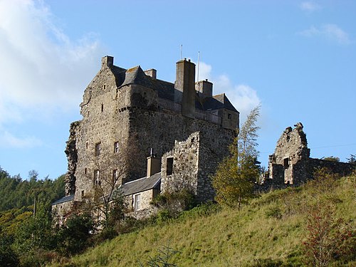 Neidpath Castle near Peebles - geograph.org.uk - 1632034.jpg