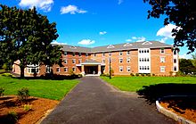 The Living Learning Commons, the newest residence hall on campus New Dorm SAC 2014.jpg