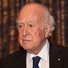 Peter Higgs v roce 2013.