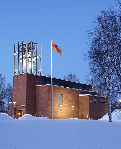 Vägbeskrivningar till Norrfjärdens kyrka med kollektivtrafik