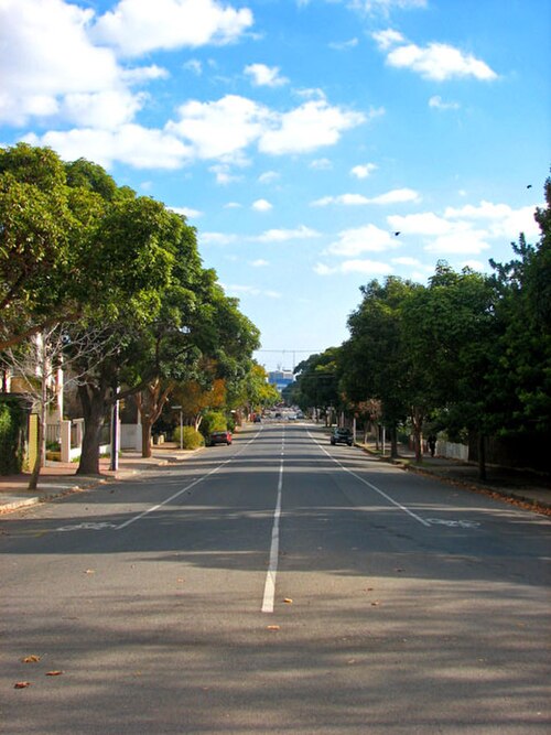 William Street in Norwood, facing west towards the Adelaide city centre