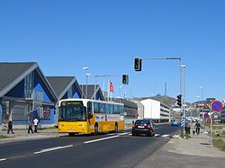 Bus of Nuup Bussii A/S in downtown Nuuk Nuuk bus.jpg