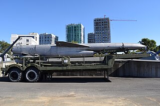 <span class="mw-page-title-main">P-500 Bazalt</span> Late-Soviet supersonic antiship missile