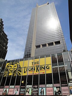 One Astor Plaza Office skyscraper in Manhattan, New York