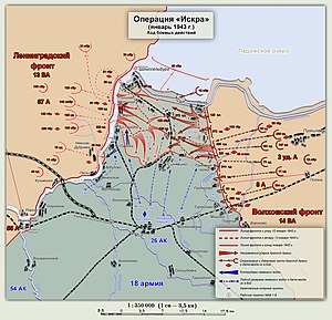 Opération Iskra: Préambule, Forces en présences, Préparation de lopération