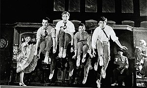 Bernstein gained prominence for the Original Broadway production of West Side Story in 1957 (Source: Wikimedia)