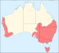 Oxyura australis distribution map.svg