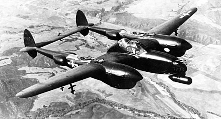44-27234, a former P-38L converted as a P-38M Night Lightning