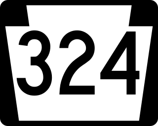 <span class="mw-page-title-main">Pennsylvania Route 324</span> State highway in Lancaster County, Pennsylvania, US