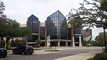 The Crowne Center at Pensacola Christian College in Pensacola, Florida, an Independent Baptist institution PCC Crowne Center Exterior.jpg