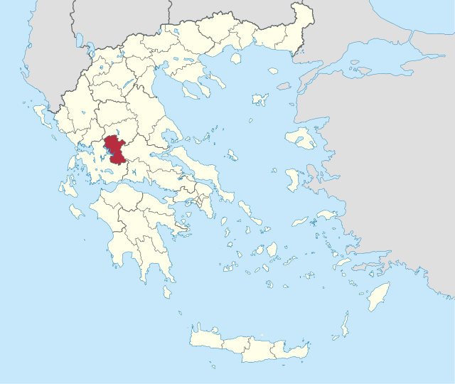 Eurytania (regionalis unitas): situs