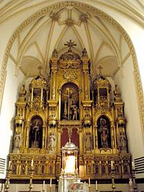 Retablo del altar mayor.