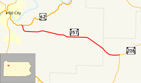 Pennsylvania Route 157 map.svg