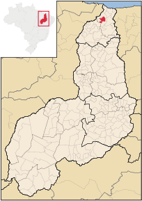 Kart over Caxingó