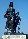 Pioneer Woman, av Bryant Baker, 1930, Ponca City, Oklahoma