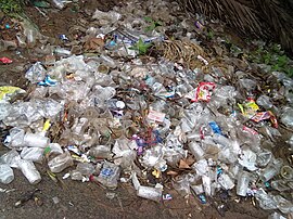 Large areas of land are currently covered in plastic waste. Biodegradable additives will help speed up the biodegradation process of plastics so that plastic pileups will be less frequent. Plastic waste at Batlapalem, Andhra Pradesh.jpg