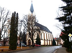 Farní kostel sv. Petra a Pavla v Trutnově - Poříčí.