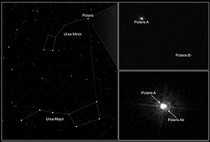 Полярная звезда. Вид с HST. NASA photo