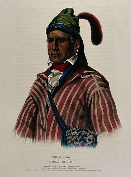 File:Portrait of a Creek warrior Wellcome V0047528.jpg