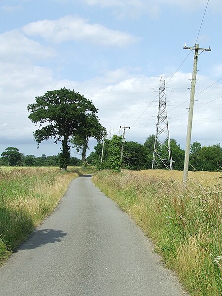 File:Power Lines And Pylon - geograph.org.uk - 4568729.jpg