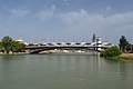 1860) Le pont du "Cristo de la Expiración" sur le Guadalquivir, Séville, Espagne. 13 décembre 2012