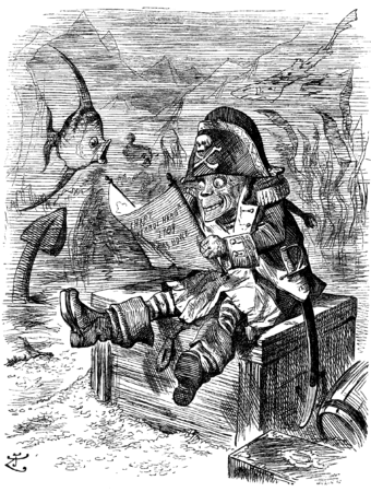 Davy Jones' Locker, 1892 Punch cartoon by Sir John Tenniel