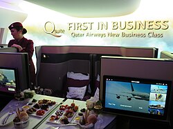 Qatar Airways "Qsuite" Business Class