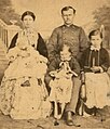 Panta and his wife Andjelija Lunjevica with their daughters