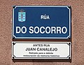 * Nomination Street sign of Rúa do Socorro, in A Coruña (Galicia, Spain). --Drow male 21:03, 17 July 2021 (UTC) * Promotion Good quality. --Peulle 21:46, 17 July 2021 (UTC)