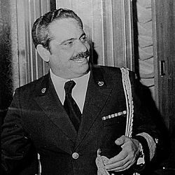 אל"ם ראובן אשכנזי בתפקיד נספח צה"ל ברומא ושווייץ 1971 - 1974.