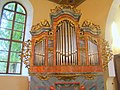 Orga bisericii construită de Johannes Prause în anul 1787