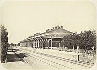 Estação na década de 1860