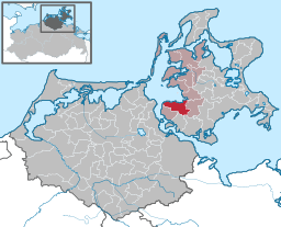 Läget för kommunen Rambin i Landkreis Vorpommern-Rügen