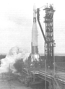 Ranger 5 lifted off from launch Complex 12 Ranger 5 Launch.jpg