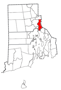 Rhode Island Municipalities East Providence Highlighted.png