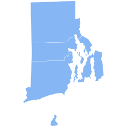 Rhode Island Presidential Election Results 1988.svg