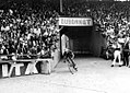 Ankunft des belgischen Radrennfahrers Romain Maes im Prinzenparkstadion, Gewinner der Etappe Caen nach Paris bei der Tour de France 1935