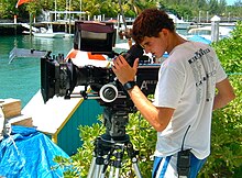 Many states provide financial incentives for film and television production. Roman & RED camera.JPG