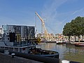 Rotterdam, la vue sur le Leuvehaven de Terwenakker