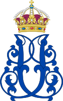 Royal Monogram of Queen Josephine of Sweden.svg