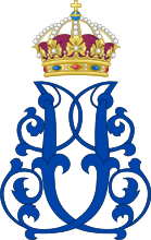 Monogram of Queen Josephine of Sweden