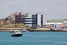 Henry Leach Building, Whale Island Royal Navy Fleet Headquarters, Whale Island, Portsmouth - geograph.org.uk - 772498.jpg