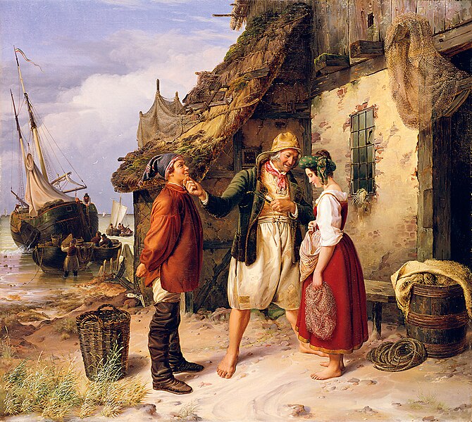 File:Rudolf Jordan - Heiratsantrag auf Helgoland (1834).jpg