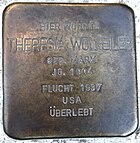 Ruesselsheim am Main Stolperstein Bahnhofstrasse 12 Theresia Wolfeiler.jpg