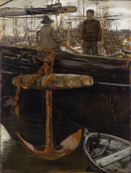 File:Sailors from the North (Jean-François Raffaelli) - Nationalmuseum - 18519.tif