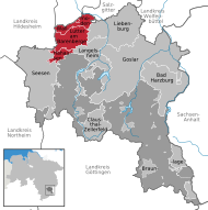 Lutter am Barenberge (commune generale): situs